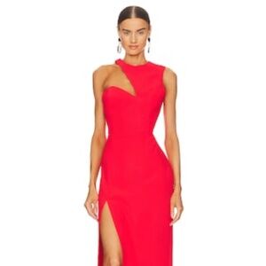 Amanda Uprichard x REVOLVE Gilda Gown in Crimson